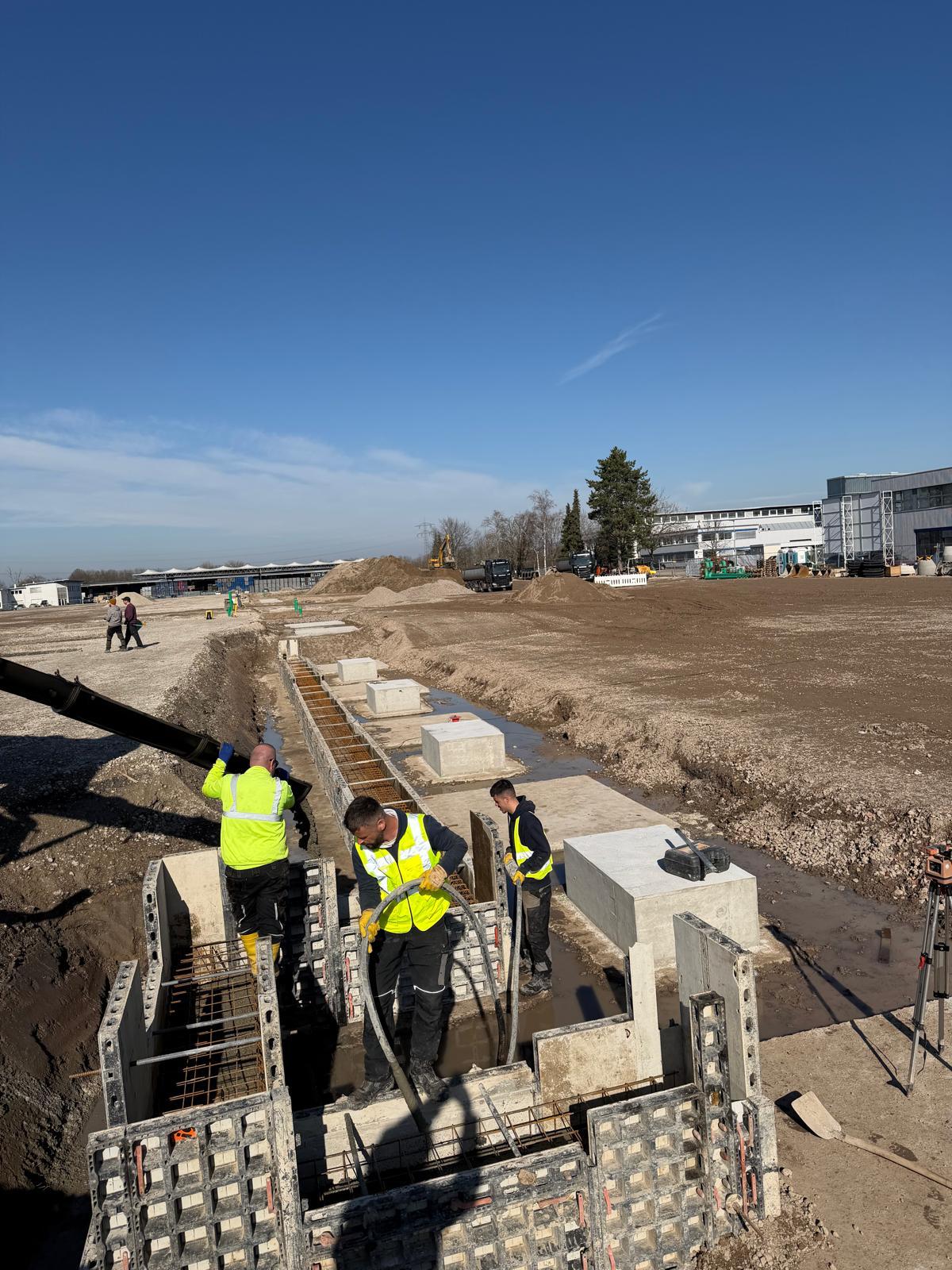 Bewehrtes Fundament