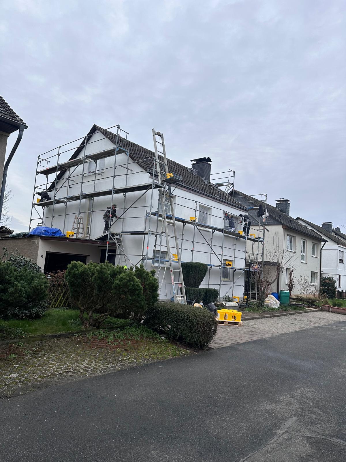 Gepflegte Objektfassade im Bestand