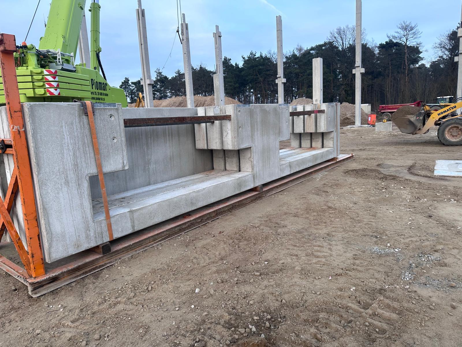 Massiver Betonbau
